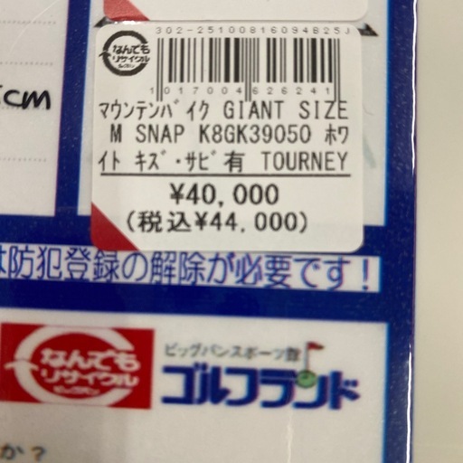 GIANT SNAP　【店頭引取限定】