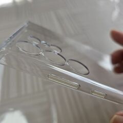 🌕️きれい長持ち🔴🔵Samsung純正🌕️🔵🔴S24ultra♥️クリアケースの画像