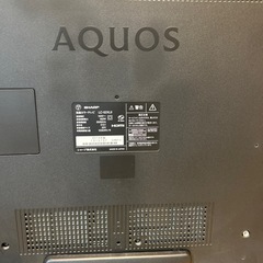 シャープ52型テレビ　　　壊れています。の画像