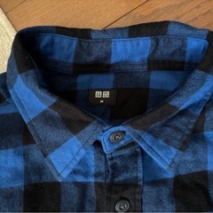 ネルシャツM/新品ユニクロ の画像