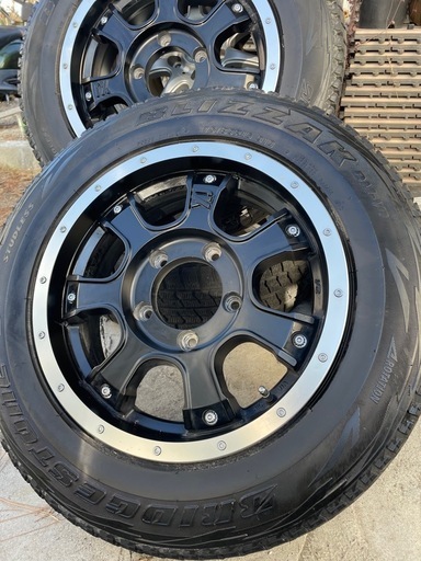 （早い者勝ち）最終値下げジムニーjb23スタッドレスタイヤホイール　４本セット