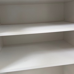 【値段相談可】キッチンボード（レンジ台付き・スリム・ホワイト）の画像