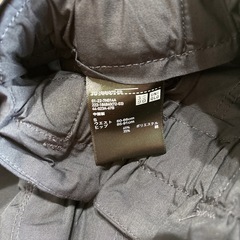 UNIQLO ベルテッドフレアミディスカート S ネイビー ハイウエスト 通勤の画像