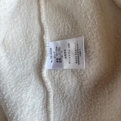 ひつじのもこもこふわふわ厚地のロンパース　50〜70の画像