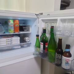 ★引き渡し日限定★2022年購入　TWINBIRD　　2ドア冷凍冷蔵庫HR-F915の画像