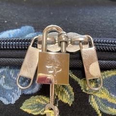 Think Bee! カギ付き フラワー柄 キャリーバックの画像