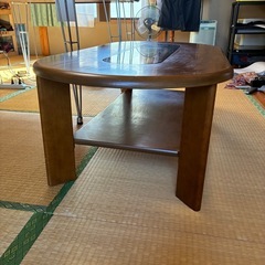 ローテーブル　木目　座卓の画像