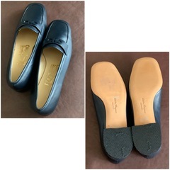 サルバトーレフェラガモ【22㎝位】ローファー☆クリーニングお手入れ済5H21の画像