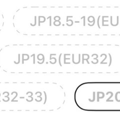 1回着用のみ★
20cmフラットシューズの画像