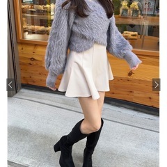 フェザーニットカシュクールトップス➕おまけの画像