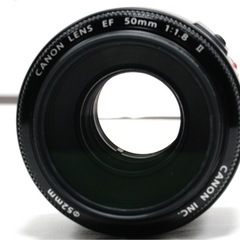 良品✨Canon キャノン LENS ef 50mm 1.8 II 単焦点レンズの画像