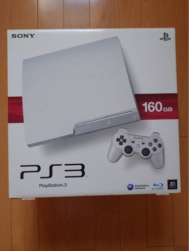 PS3 160GB ホワイト 本体 コントローラー3個付き