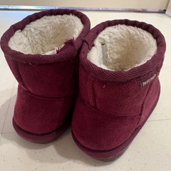 petit main ベビーブーツ 15.0cmの画像