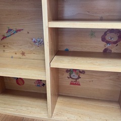 子供本棚 棚 収納の画像