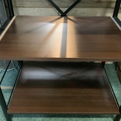 【リサイクルサービス八光】幅60㎝　ダークブラウン　キッチンラックの画像