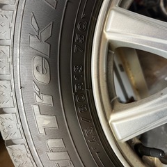 145/80R/13 スタッドレス4本セット ホイール付 バリ山　ミラ ラパン エッセ ワゴンR　静岡県牧之原市 長野県松本市の画像