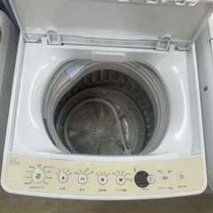 リサイクルショップどりーむ荒田店　No4919 洗濯機　ハイアール　５．５ｋｇ容量　２０１６年製　本体外板若干日焼けあり　お買い得品♪の画像