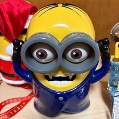 ミニオン ポップコーンバケツ USJ ユニバ 現状品の画像