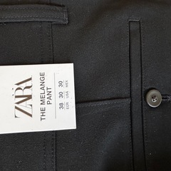 新品 ZARA MELANGE PANTS の画像