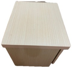 木製 2段 チェスト 引き出し収納 サイドテーブル ナイトテーブルの画像