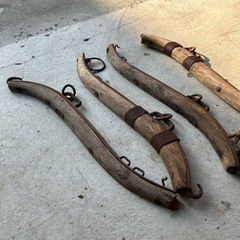 古いソリのパーツの画像