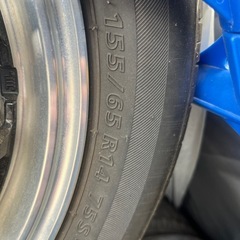 軽 タイヤ&ホイール4本セット(155/65R14)の画像