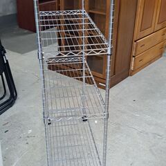 【リサイクルショップどりーむ天保山店】No.4898　メタルラック　美品ですよ～🎵　キャスター付きで便利🎵の画像
