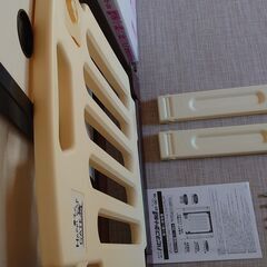 子ども＆ペット ゲート(ベージュ色)の画像