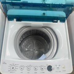 リサイクルショップどりーむ荒田店　No5146 洗濯機　ハイアール　2017年製　4.5kg容量　お買い得品♪の画像