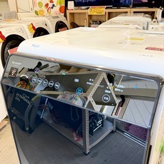 【超美品‼️】シャープ 2021年製 11.0/6.0kgドラム式洗濯乾燥機 洗濯機 洗剤･柔軟剤自動投入 プラズマクラスター フィルター自動お掃除 シルバー♪の画像