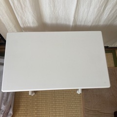 ニトリ　昇降テーブル ライズ(ホワイト)の画像