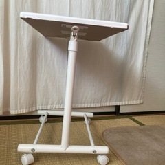 ニトリ　昇降テーブル ライズ(ホワイト)の画像