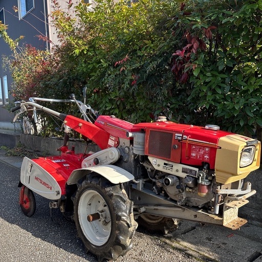 三菱 耕運機 MR700D 耕耘 畑作 家庭菜園 小型農業機械 農業 ディーゼル 家庭用 現状渡し 中古
