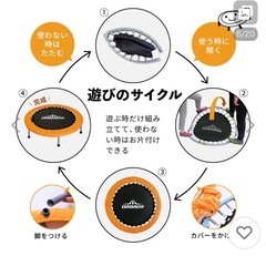 取り引き完了】トランポリンの画像