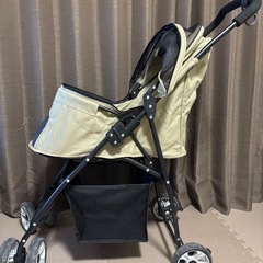 ペットカートカーキの画像