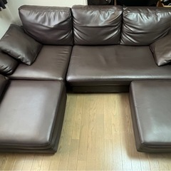 【11/24迄掲載＋引き取り限定】3人掛けソファ　値下げしました！！の画像