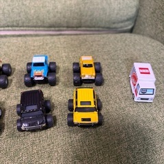 ミニカー モンスタートラック プルバックカー ガスト おまけの画像
