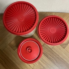 タッパーウェア　３点セット(中古)の画像