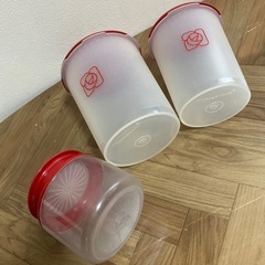 タッパーウェア　３点セット(中古)の画像