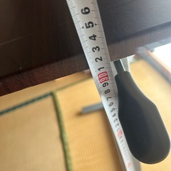 キャスター付き昇降式サイドテーブルの画像