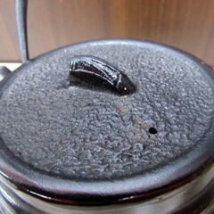 五進 鉄瓶 鉄器 幅 約15.5cm ブラック 急須 中古 茶器 茶道具 苫小牧西店の画像