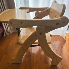 【格安】大和屋　ベビー　ウッド　ローチェアの画像