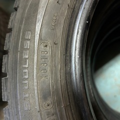 タイヤ　DUNLOP WINTER MAXX WM01 155/65 R14 2018年製 冬タイヤ　4本の画像