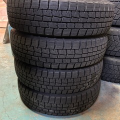 タイヤ　DUNLOP WINTER MAXX WM01 155/65 R14 2018年製 冬タイヤ　4本の画像