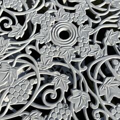 急いでます！　白ガーデンテーブル２セット　テーブル・チェア４脚／テーブル・チェア２脚の画像