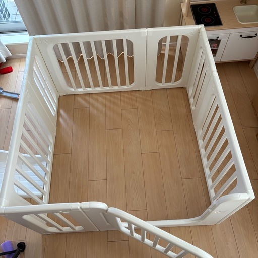 【美品・大型】ベビーゲート 160×120cm／棚パーツ付き