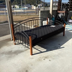 ニトリ製品シングルベッドの画像