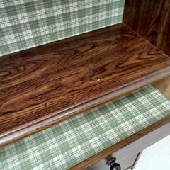 リユースのサカイ栃木店★ジモティ割あり★  食器棚 ブラウン W60×D29.5×H176 クリーニング済み TC11594の画像