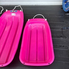 ソリ　大人用2台、子供用1台　3台セットの画像