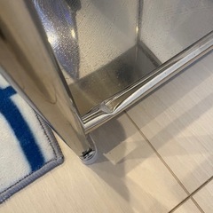 シルバー　スチールラックの画像